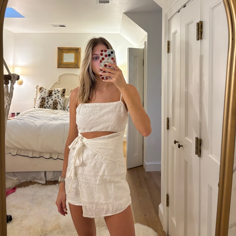 White boutique dress